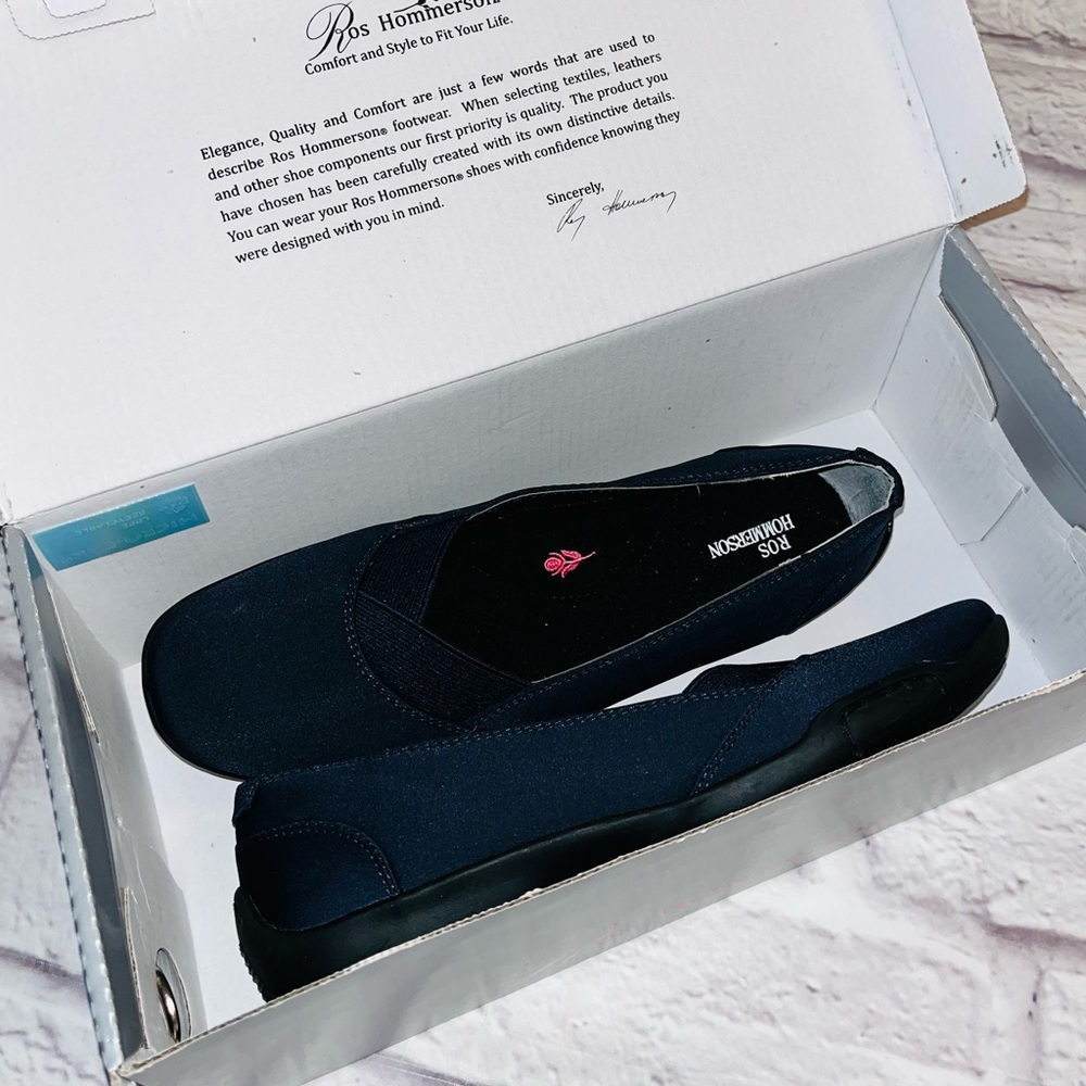 ROS HOMMERSON Leather Stretch Flats CADY NIB! - Picture 10 of 11